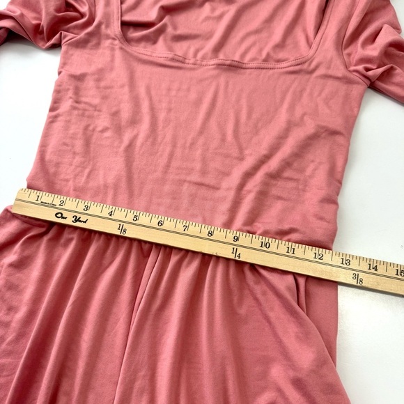 Urban Outfitters XS Savannah Knit Long Sleeve Romper Pink Ballet Barbie Fairy - Picture 10 of 14